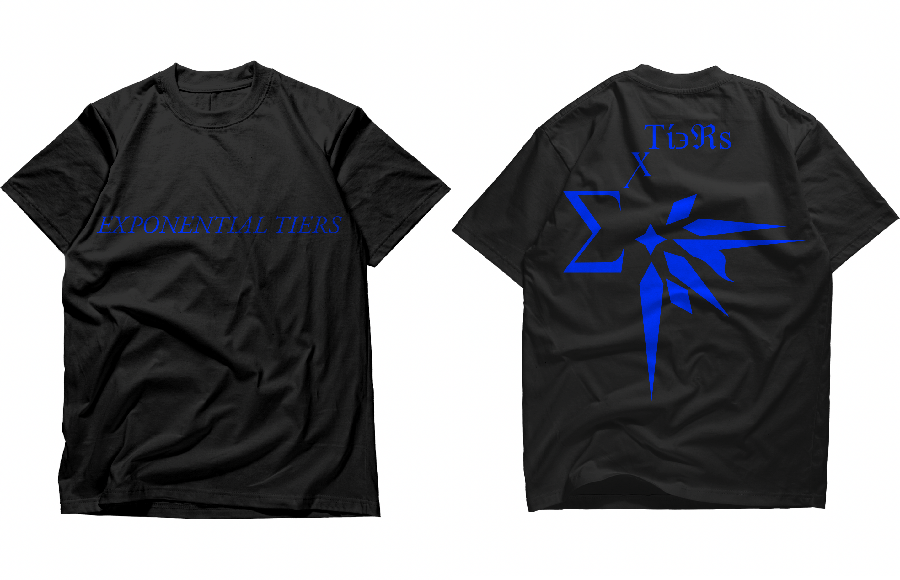 Type 2 Variant Signature Design Black T-Shirt