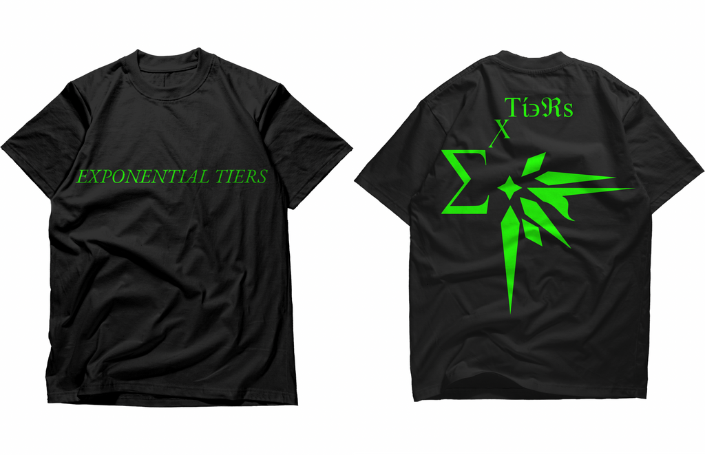 Type 2 Variant Signature Design Black T-Shirt