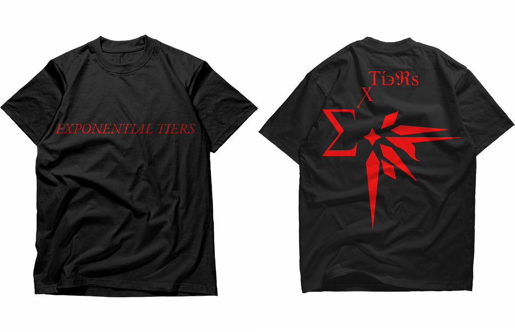 Type 2 Variant Signature Design Black T-Shirt