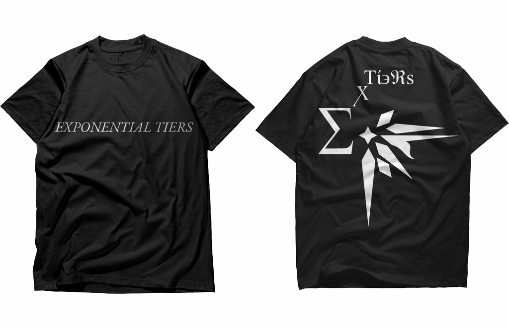 Type 2 Variant Signature Design Black T-Shirt