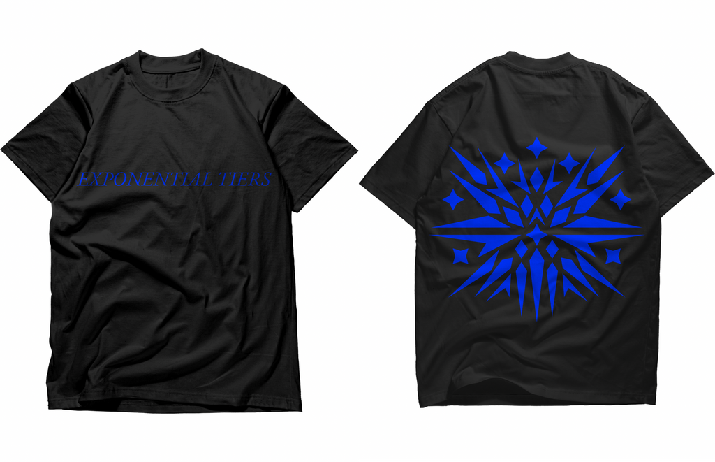 Type 3 Variant Signature Design Black T-Shirt