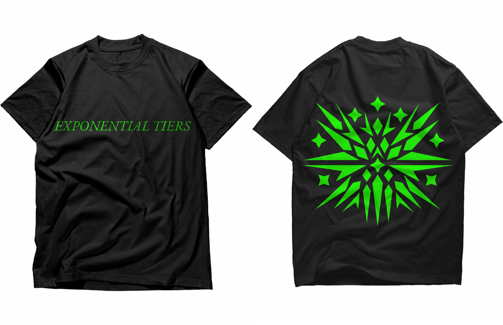 Type 3 Variant Signature Design Black T-Shirt