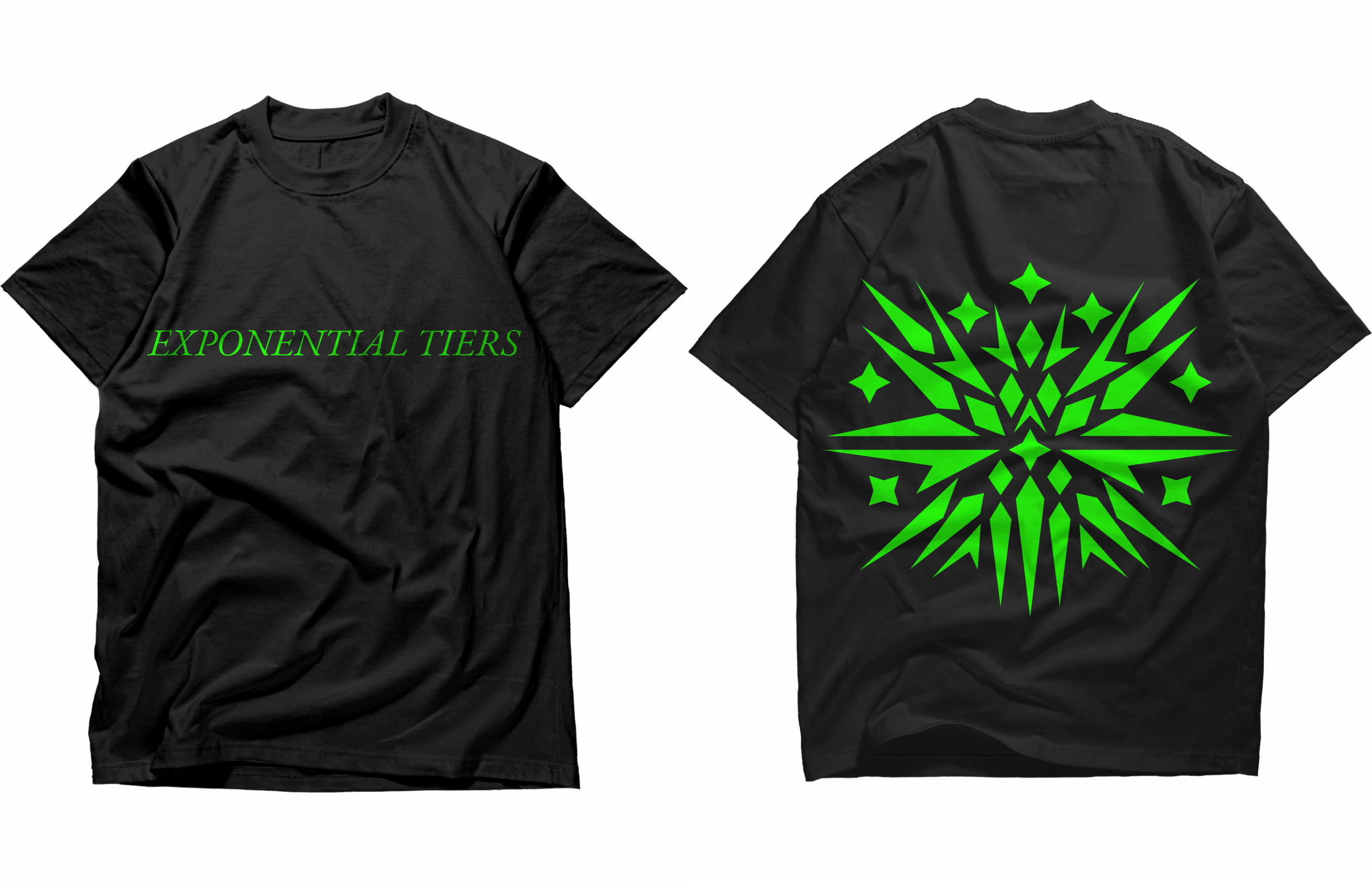 Type 3 Variant Signature Design Black T-Shirt