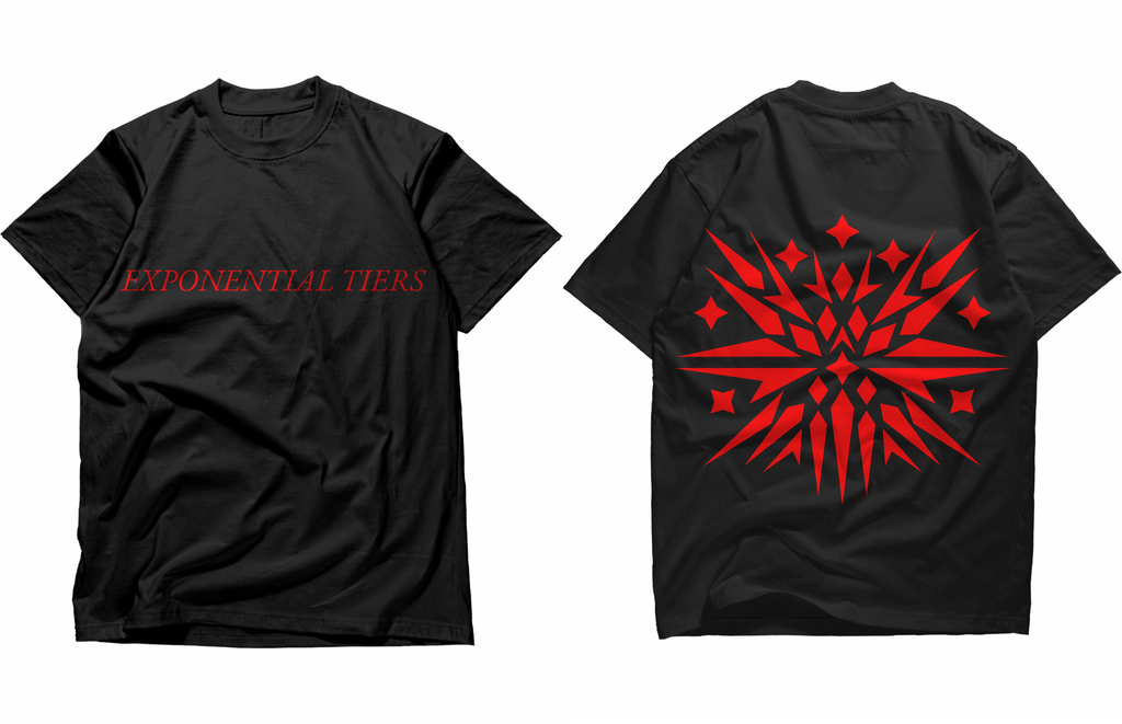 Type 3 Variant Signature Design Black T-Shirt