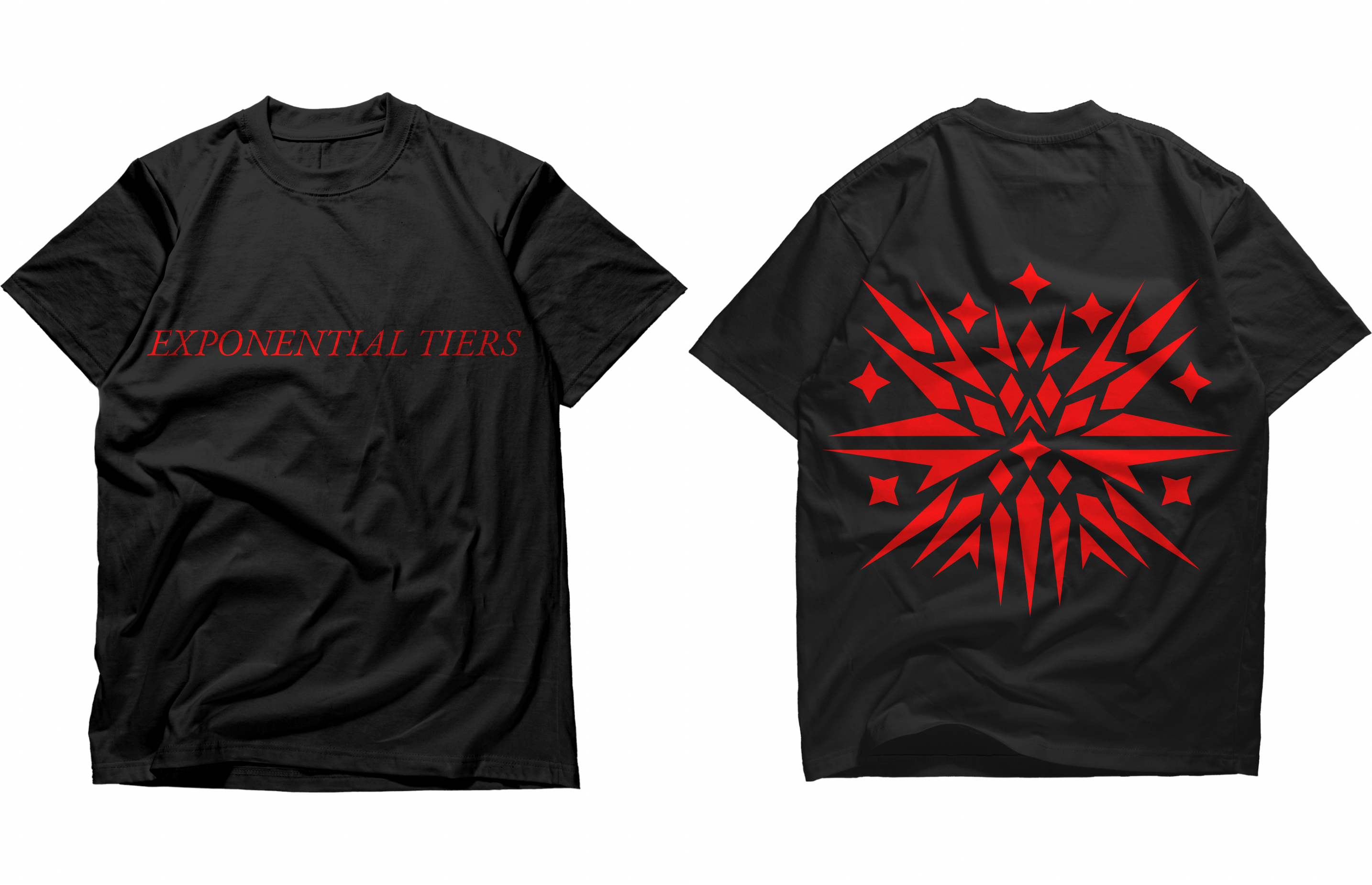 Type 3 Variant Signature Design Black T-Shirt