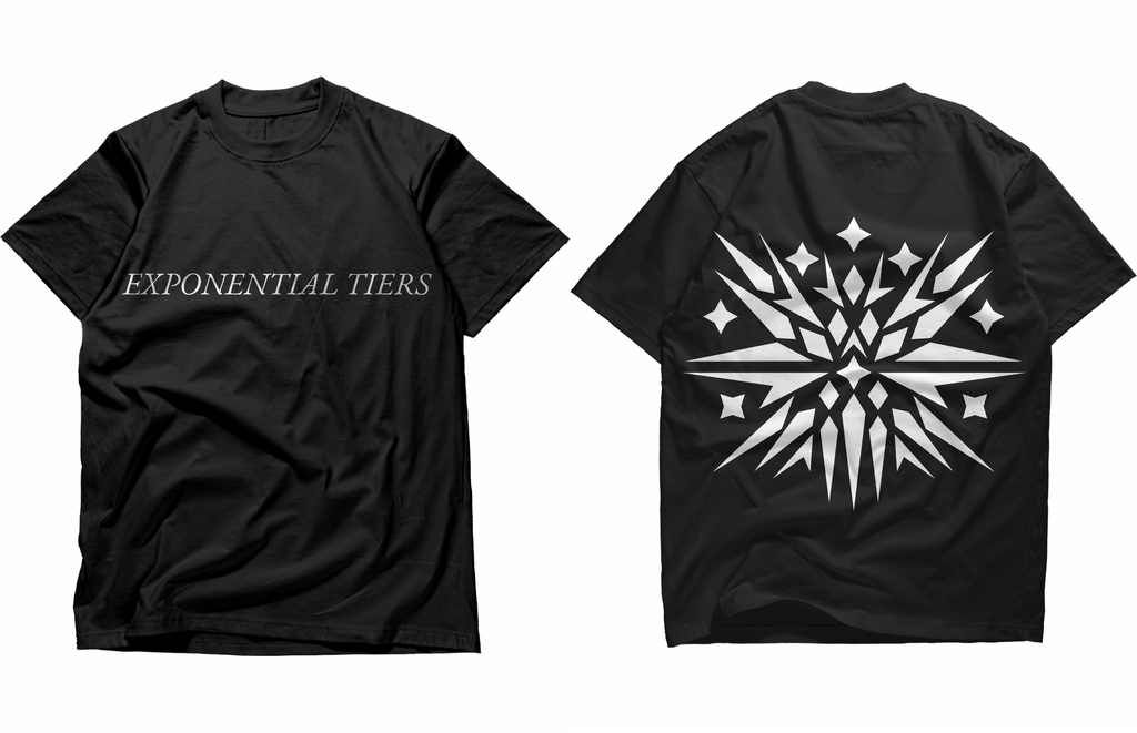 Type 3 Variant Signature Design Black T-Shirt