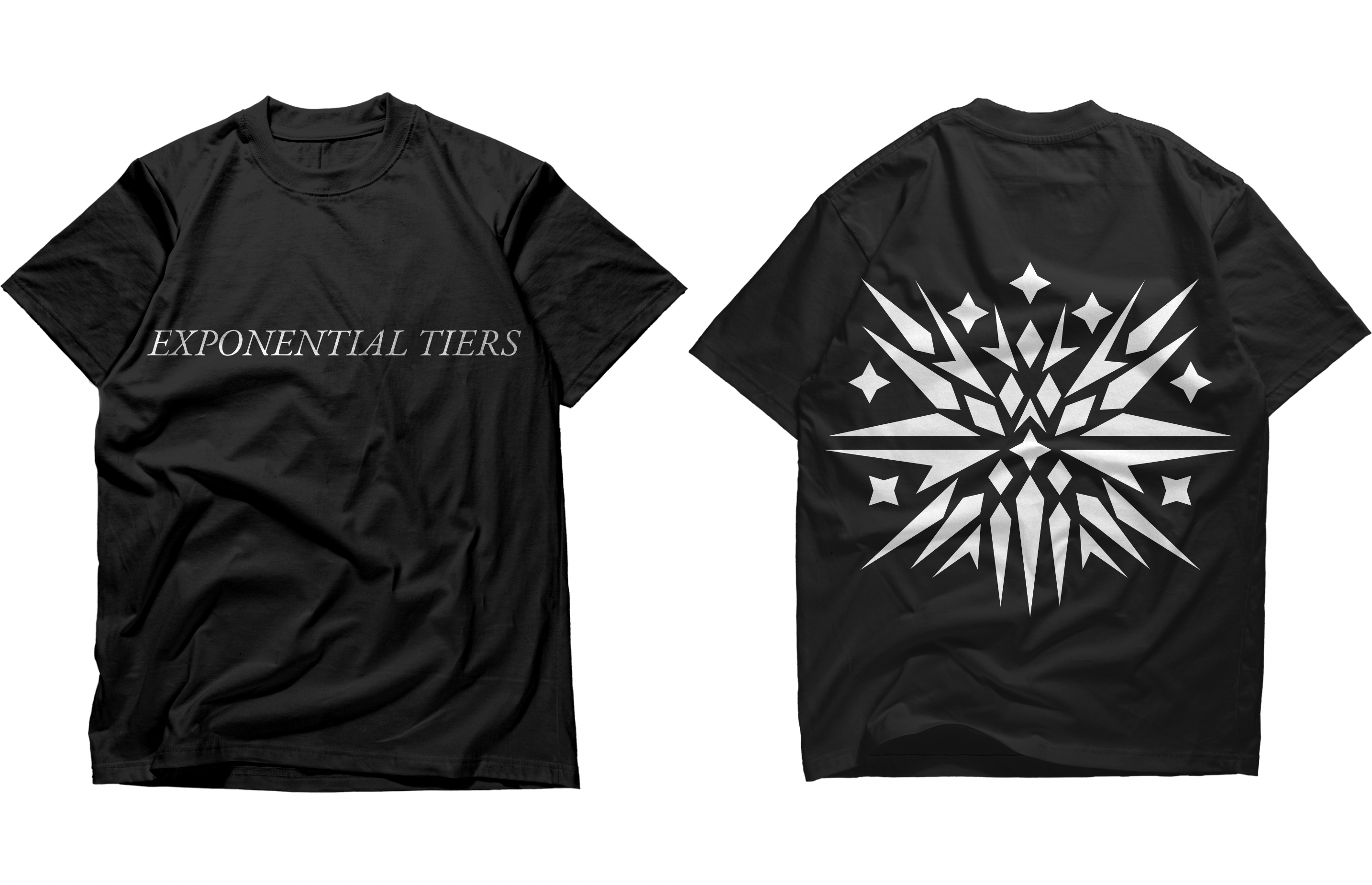 Type 3 Variant Signature Design Black T-Shirt