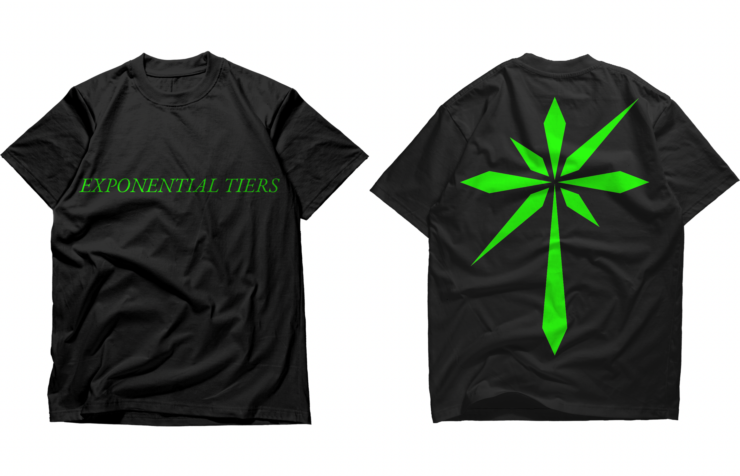 Type 1 Variant Signature Design Black T-Shirt