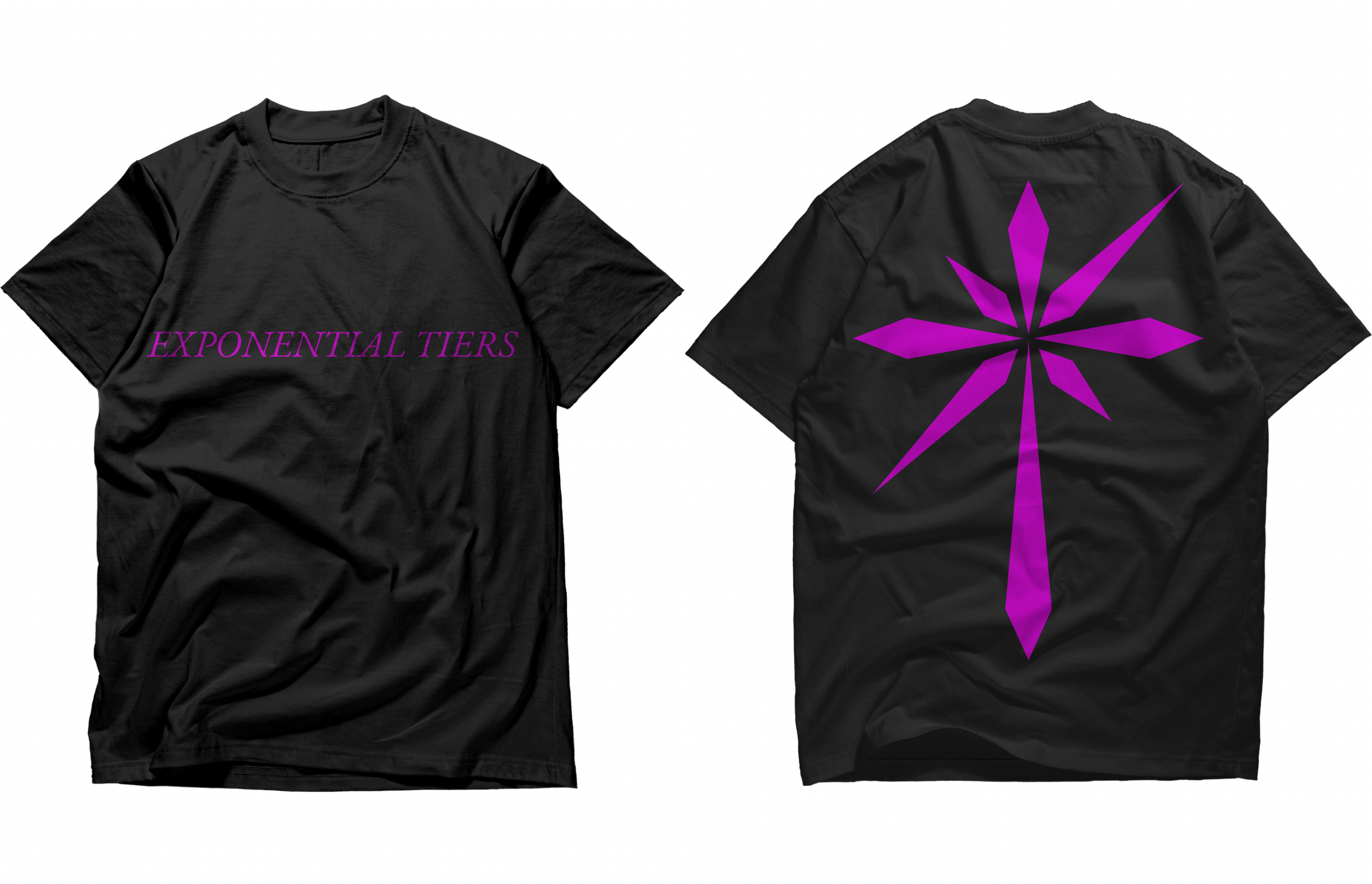 Type 1 Variant Signature Design Black T-Shirt