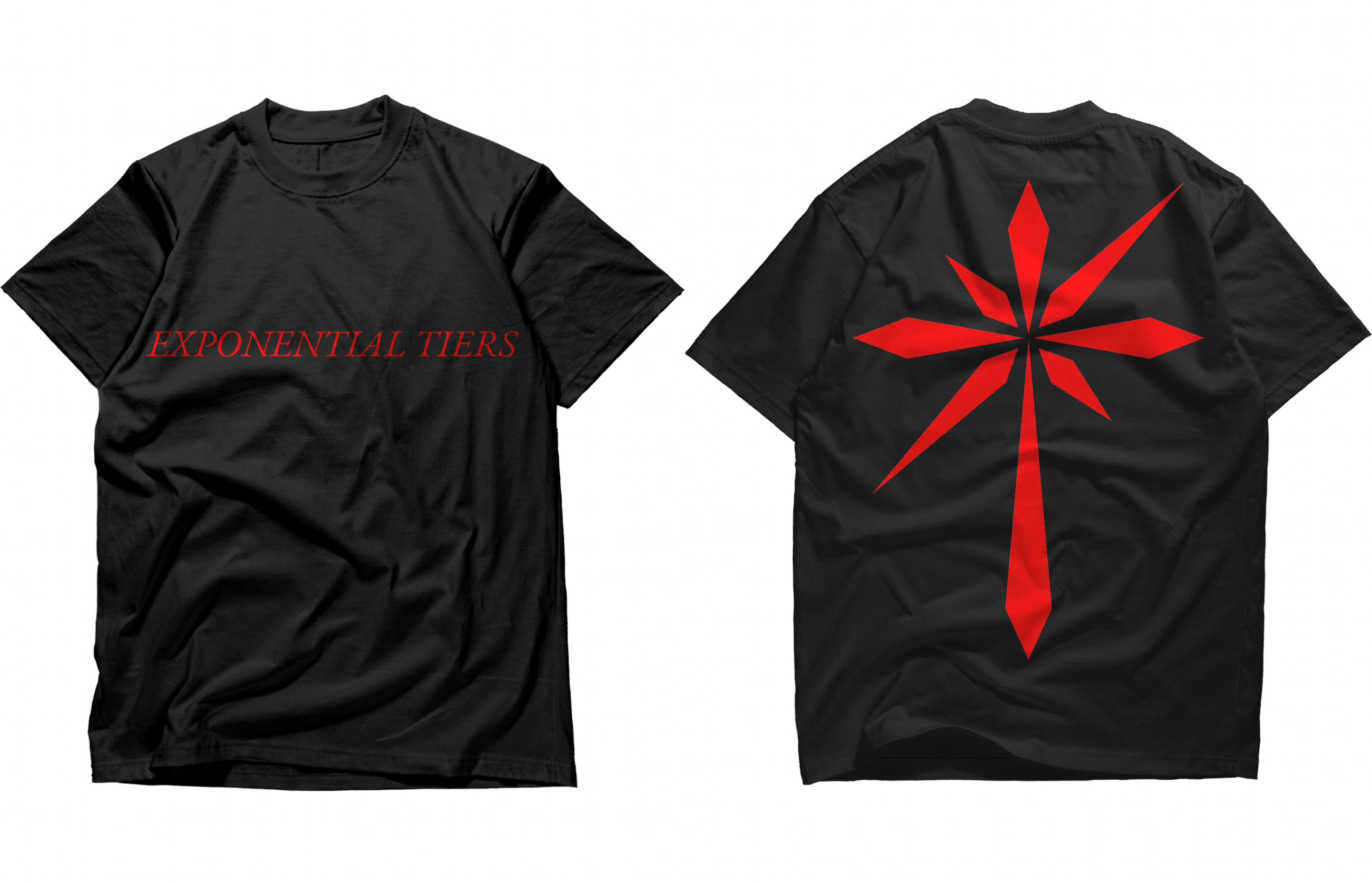 Type 1 Variant Signature Design Black T-Shirt